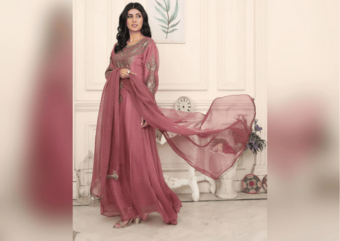 Petals Perfection - 3 piece Chiffon