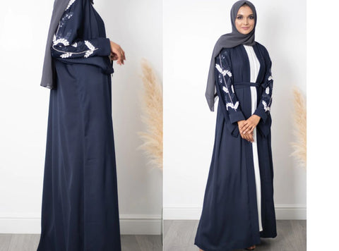 Navy Abaya 114